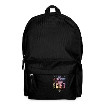 Allerbester Student - Rucksack - Schwarz - Vorne