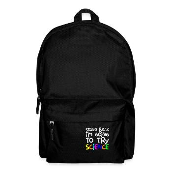 Prenez du recul, je vais essayer la science - Sac à dos - noir - Devant
