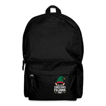 Christmas Pajamas Pajamas Sleepshirt - Backpack - black - Front