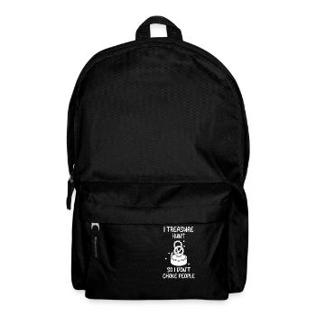 Magnetfischer Magnetangeln Schatzsuche - Rucksack - Schwarz - Vorne
