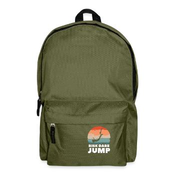 Risque Oser Sauter à l’élastique Sauter à l’élastique Jumper - Sac à dos - vert olive - Devant