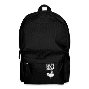 I Am The Crazy Chicken Lady - Backpack - black - Front