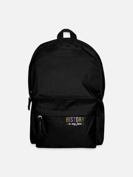 History Ist Meine Leidenschaft - Rucksack - Schwarz