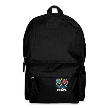 Joueur De Padel Dicton Drôle - Sac à dos - noir - Devant