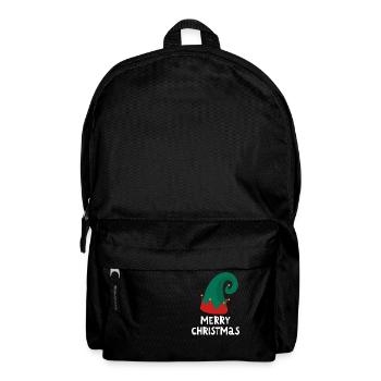 Merry Christmas Lustiges Weihnachtsshirt - Rucksack - Schwarz - Vorne