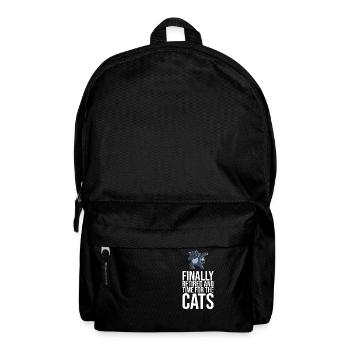 Dabbing Cat Funny Cat - Backpack - black - Front