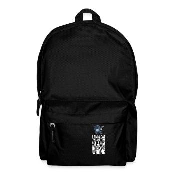 Dabbing Cat Funny Cat - Backpack - black - Front