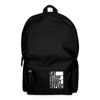 Buchhalter Spruch Steuersaison - Rucksack - Schwarz - Vorne