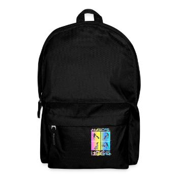 Awesome since 1966. Agility, Hundetraining - Rucksack - Schwarz - Vorne