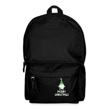 Merry Christmas Lustiges Weihnachtsshirt - Rucksack - Schwarz - Vorne