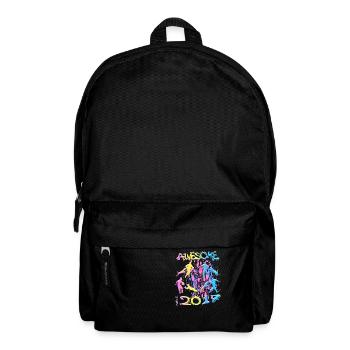 Awesome since 2017. Agility, Hundetraining - Rucksack - Schwarz - Vorne
