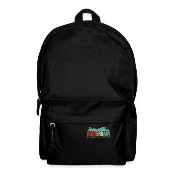 Rotterdam Niederländische Skyline - Rucksack - Schwarz - Vorne