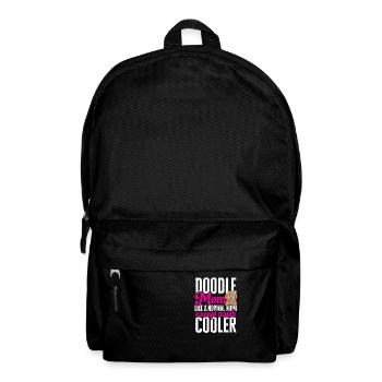 Goldendoodle Doodle Hund - Rucksack - Schwarz - Vorne
