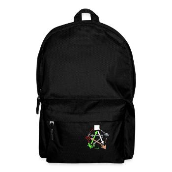 Stone Paper Scissors Lizard Reptile Herpetology H - Backpack - black - Front