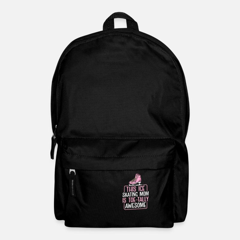 Eislaufen Wortspiel Eiskunstlauf - Rucksack - Schwarz