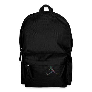 Badminton badminton players - Backpack - black - Front