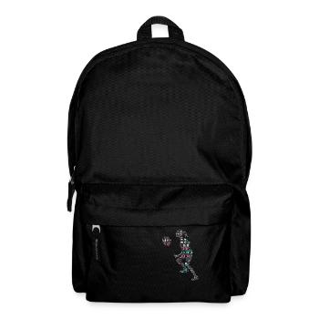 Badminton badminton players - Backpack - black - Front