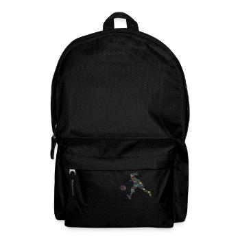 Badminton badminton players - Backpack - black - Front