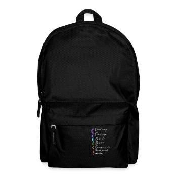 Reiki Master Holistic Spiritual Chakra - Backpack - black - Front
