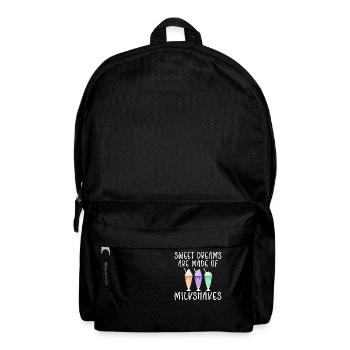 I love Milkshakes Milkshake Gift - Backpack - black - Front