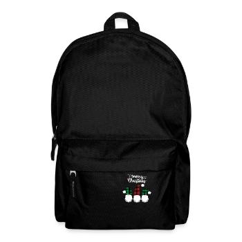 Joyeux Noël Drôle de Chemise de Noël - Sac à dos - noir - Devant