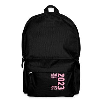 Realschule bestanden Realschulabschluss 2023 - Rucksack - Schwarz - Vorne