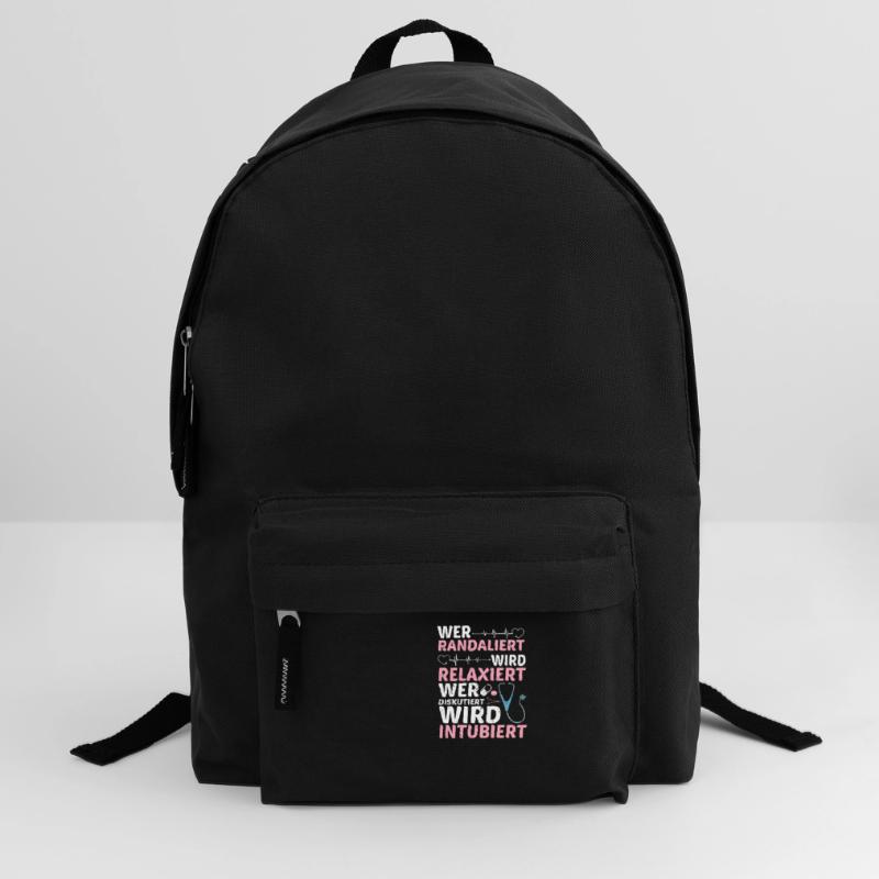 Wer Randaliert Wird Relaxiert Wer Diskutiert Wird Rucksack