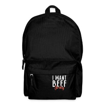 Beef Jerky Geschenk Beef Jerky Liebhaber - Rucksack - Schwarz - Vorne