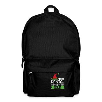 Weihnachten Die Zahnmedizinische Fachangestellte E - Rucksack - Schwarz - Vorne
