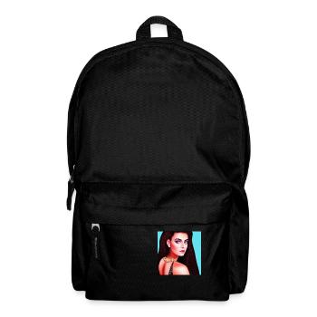 Retrowave Synthwave 80s Character Design - Rucksack - Schwarz - Vorne