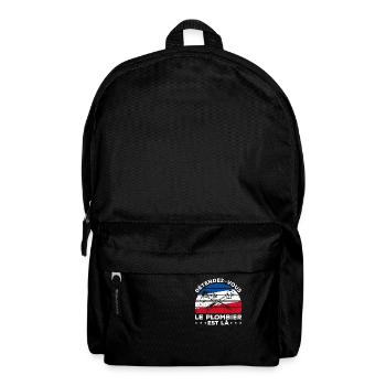 Détendez-Vous Le Plombier Est Là Plomberie - Sac à dos - noir - Devant