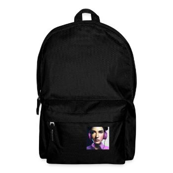 Musiclover, musician Character Design - Rucksack - Schwarz - Vorne