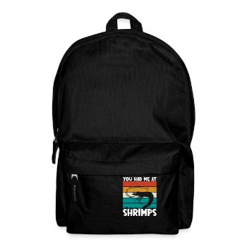 Shrimp Lover Gift - Backpack - black - Front