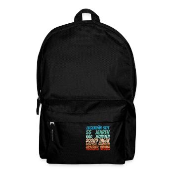 Legendär seit 55 Jahre alt 55. Geburtstag Frauen - Rucksack - Schwarz - Vorne