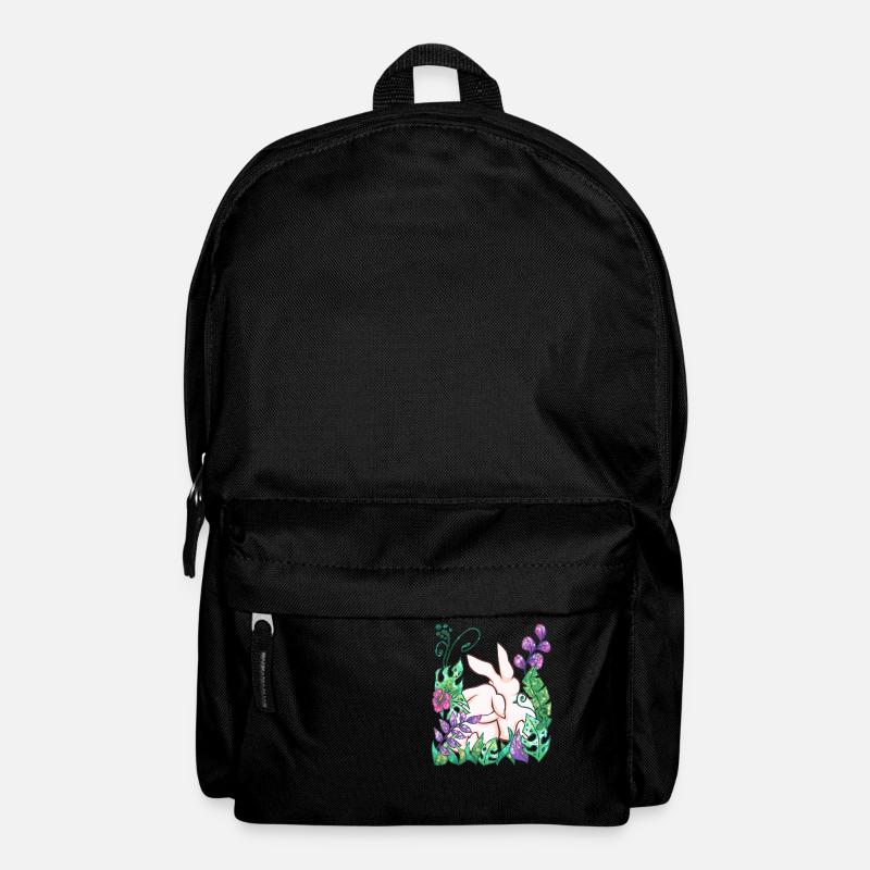 Hase Tier Geschenk Dschungel - Rucksack - Schwarz