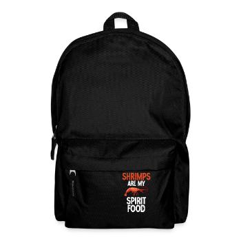 Cadeau d’amoureux des crevettes - Sac à dos - noir - Devant