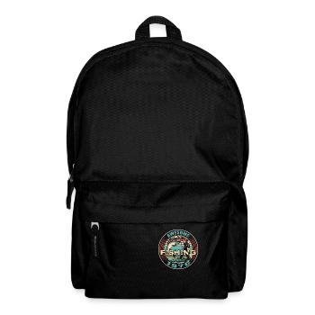 Awesome since 1970. Angel, Angler's birthday - Backpack - black - Front