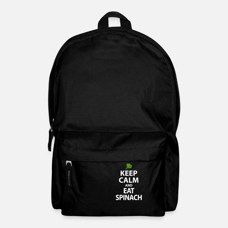 Spinat - Rucksack - Schwarz
