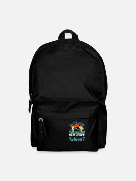Kreuzfahrt-Kapitän Lustiger Triton Schifffahrtslie - Rucksack - Schwarz