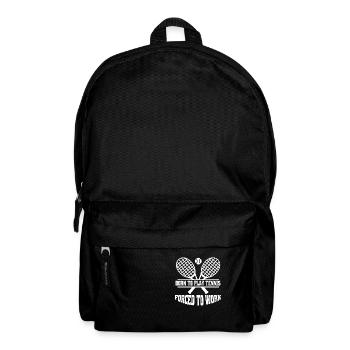 Club de tennis Raquettes de tennis Joueurs de tennis - Sac à dos - noir - Devant