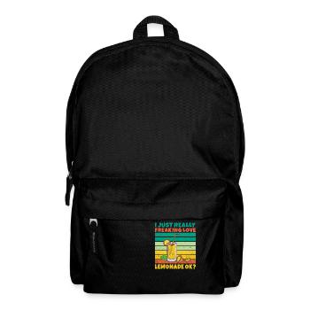 Lemonade Gift Ideas - Backpack - black - Front