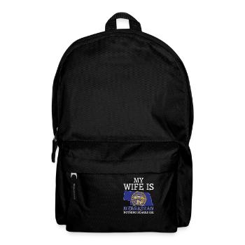 Nichts macht mir Angst Nebraska Ehefrau Nebraska - Rucksack - Schwarz - Vorne