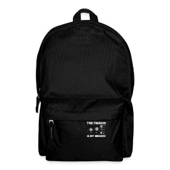 Nuclear power plant Nuclear energy Renewable energy - Backpack - black - Front