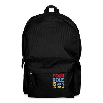 Cornhole ton trou est mon objectif - Sac à dos - noir - Devant
