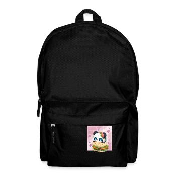 Cute Kawaii Panda, The Sandwich Anime Manga - Backpack - black - Front