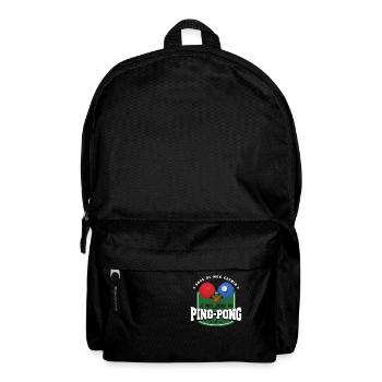 Je dois jouer au ping-pong - Sac à dos - noir - Devant
