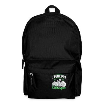 J'ai Pétanque - Sac à dos - noir - Devant