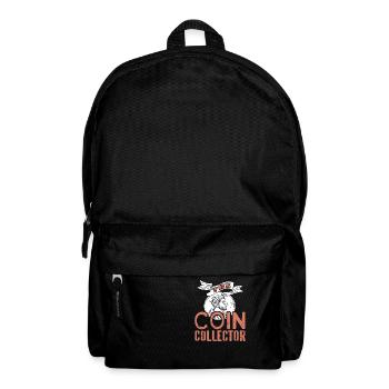 The COIN Collector Retro Funny Coin Collection - Backpack - black - Front