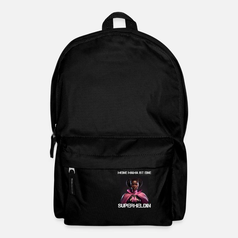 Mama Superheldin - Meine Mama ist eine - Rucksack - Schwarz