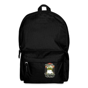 Camping Natur Camper Selbstausbauer Wildcamping & - Rucksack - Schwarz - Vorne